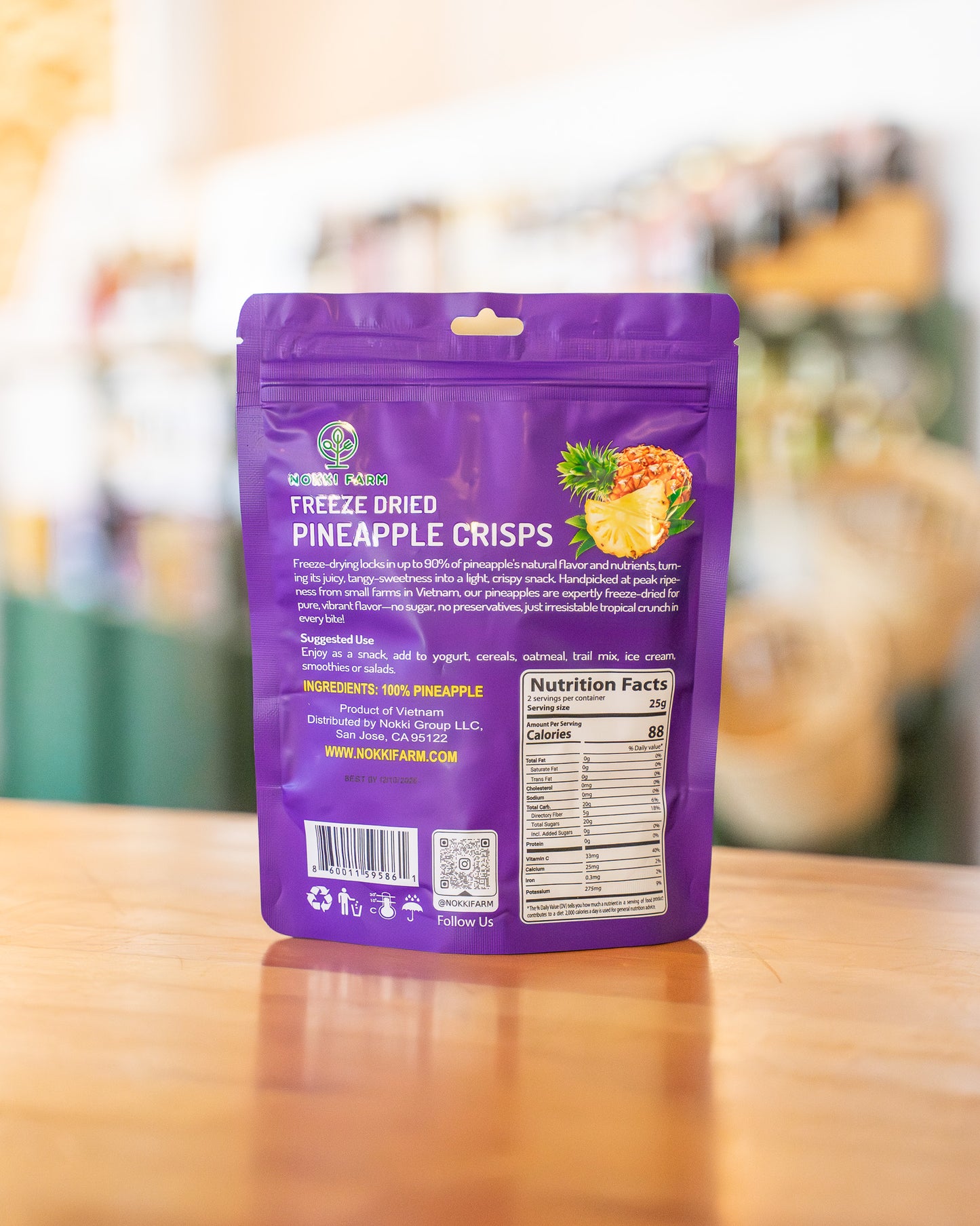 Freeze Dried Pineapple