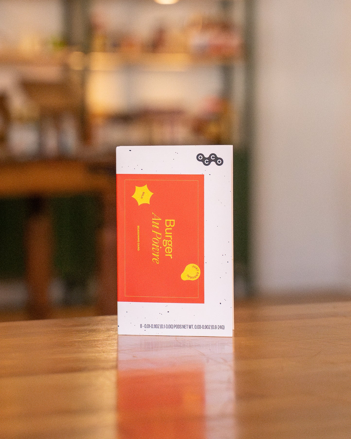 Burger Au Poivre Spice Kit Seasoning Card