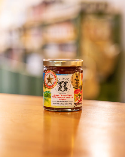 Guava Orange Jam with Tahitian Vanilla Beans
