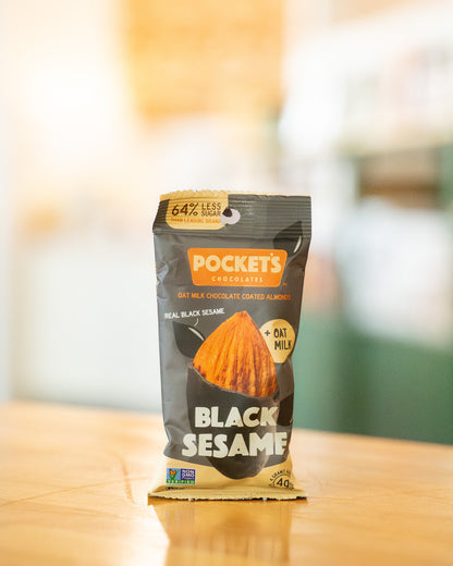 Black Sesame Chocolate Almonds