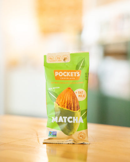 Matcha Chocolate Almonds