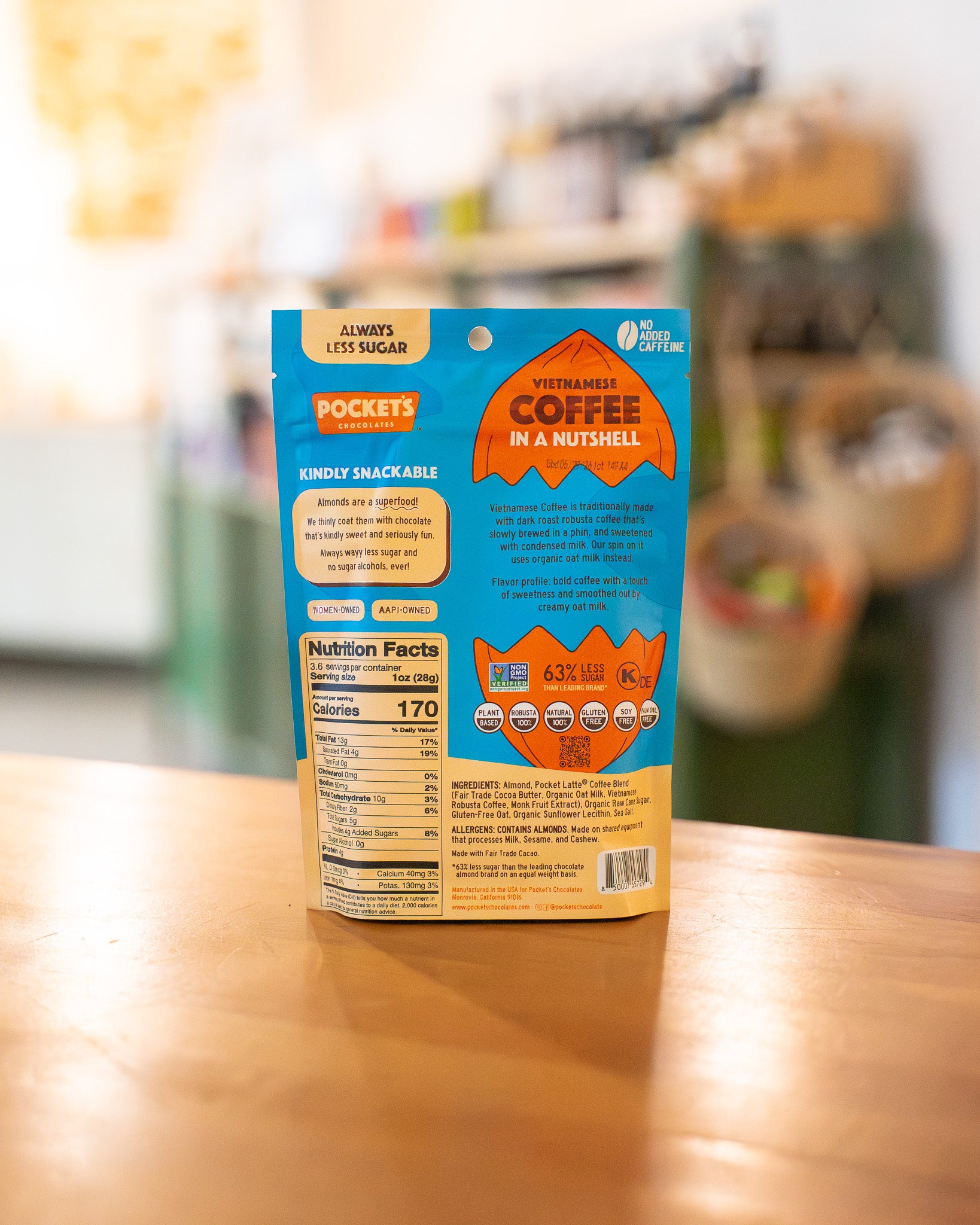 Vietnamese Coffee Chocolate Almonds – Mixed Pantry