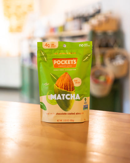 Matcha Chocolate Almonds