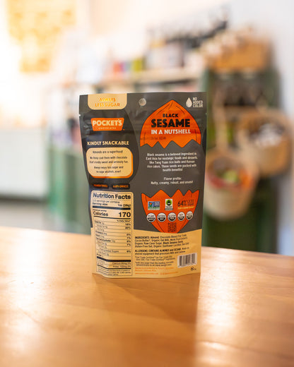 Black Sesame Chocolate Almonds