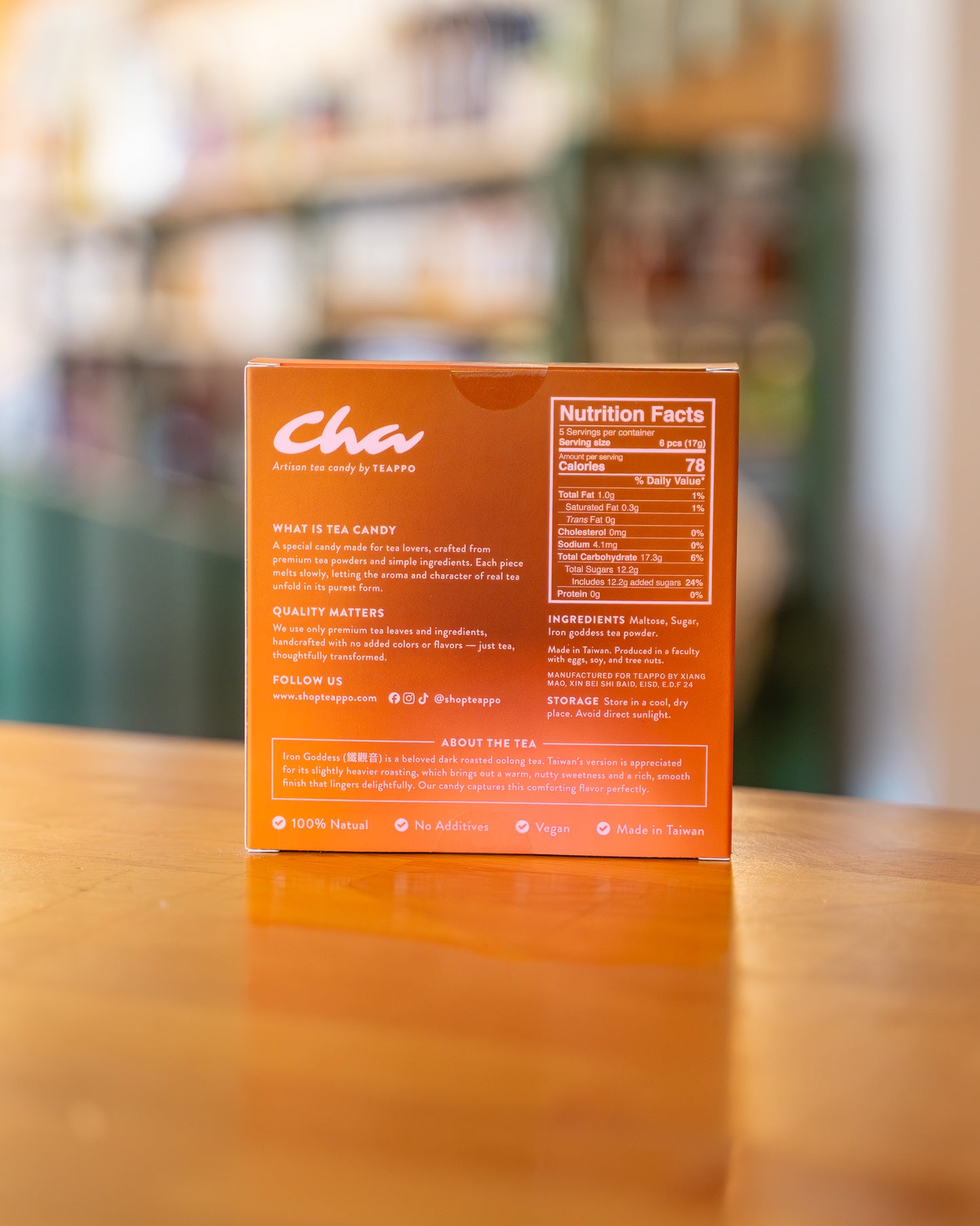 Amber (Iron Goddess 鐵觀音) Tea Candy